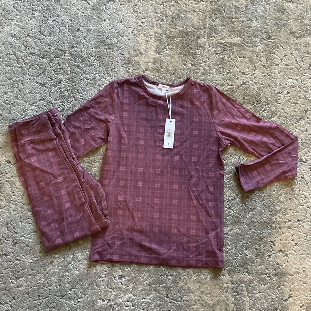 Bonjoy Kids Purple Pajama Set